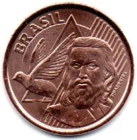 2024 - 5 Centavos - Moeda Brasil - Estado de Conservação: Flor de Cunho (FC) - Foto 2