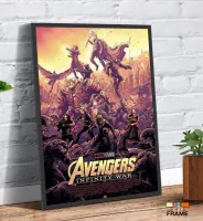 Quadro Poster Filme -Vingadores Guerra Infinita (2018) - Foto 3