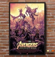 Quadro Poster Filme -Vingadores Guerra Infinita (2018) - Foto 5