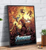 Quadro Poster Filme -Vingadores Guerra Infinita (2018) - Foto 3