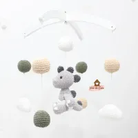 Móbile Dinossauro com Nuvens e Bolinhas - Foto 2