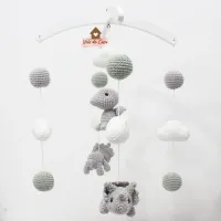 Móbile Dinossauros com Bolinhas e Nuvens  - Foto 3