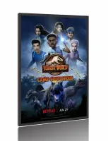 Quadro Poster Série Jurassic World Acampamento Jurássico (