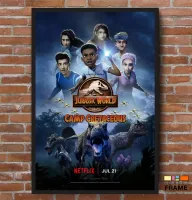 Quadro Poster Série Jurassic World Acampamento Jurássico ( - Foto 5