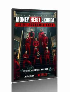 Quadro Poster Série La Casa de Papel Coreia (2022)