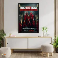 Quadro Poster Série La Casa de Papel Coreia (2022) - Foto 4