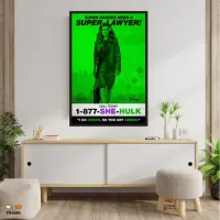 Quadro Poster Série Mulher-Hulk Defensora de Heróis (2022) - Foto 4