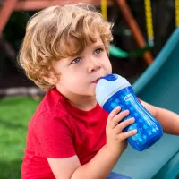 Copo Térmico Chicco Com Canudo Sport Estrela -266ml -14 Meses+  - Foto 12