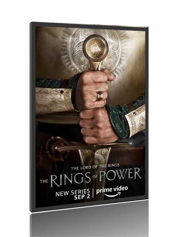 Quadro Poster Série O Senhor dos Anéis Os Anéis de Poder ( Imagem