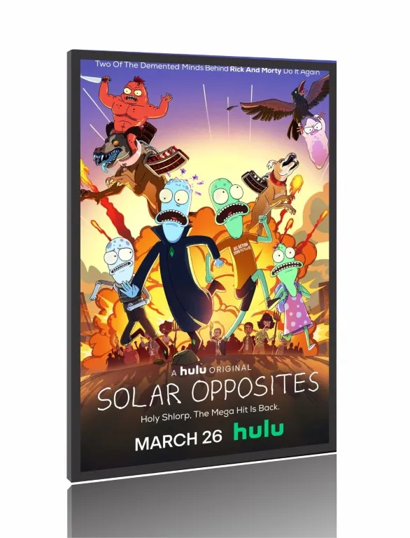 Quadro Poster Série Solar Opposites (2020) Imagem