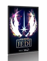 Quadro Poster Série Star Wars Histórias dos Jedi (2022)
