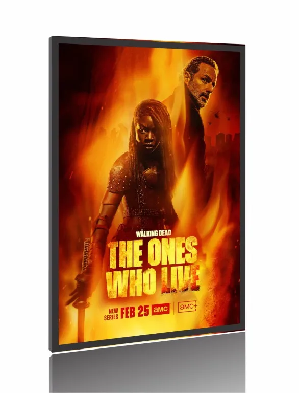 Quadro Poster Série The Walking Dead The Ones Who Live (20 Imagem