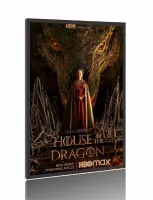 Quadro Poster Série A Casa do Dragão (2022)
