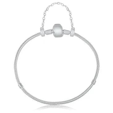 Pulseira de berloque prata alta 950 - 17 cm -  240955 Imagem