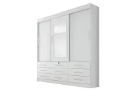 Guarda Roupa - 1430 Buriti 3 Portas, 9 Gavetas RN - Foto 3