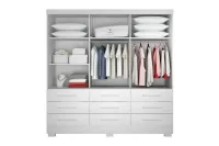 Guarda Roupa - 1430 Buriti 3 Portas, 9 Gavetas RN - Foto 4