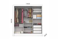 Guarda Roupa - 2430  Santiago Plus  3 Portas RN - Foto 5