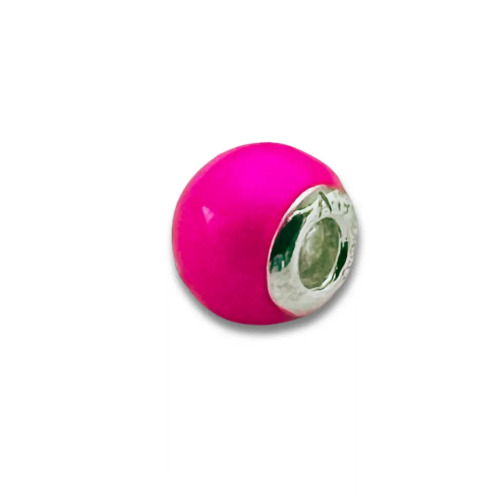  Berloque de Prata 950 - Separador Rosa - 251189