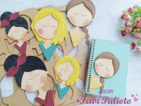 G1.750 Gabarito de Moldes  em MDF  Mocinhas  - Foto 3