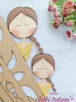 G1.750 Gabarito de Moldes  em MDF  Mocinhas  - Foto 6