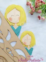 G1.750 Gabarito de Moldes  em MDF  Mocinhas  - Foto 7