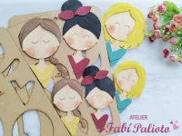 G1.750 Gabarito de Moldes  em MDF  Mocinhas  - Foto 8