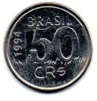 1994 - 50 Cruzeiros Reais - Moeda Brasil - C/ Oxidação