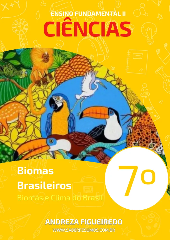 088 - Ciências - Biomas Brasileiros - Biomas e Clima do Brasil - 7º ano - PDF com 17 páginas Imagem