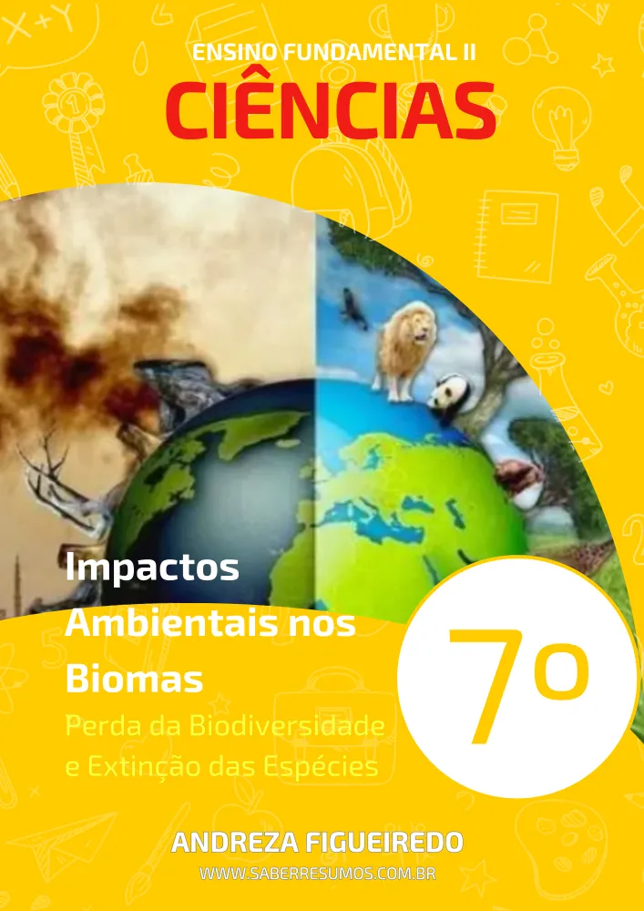 095 - Ciências - Impactos Ambientais nos Biomas - Perda da Biodiversidade e Extinção das Espécies - 7º ano - PDF com 5 páginas Imagem