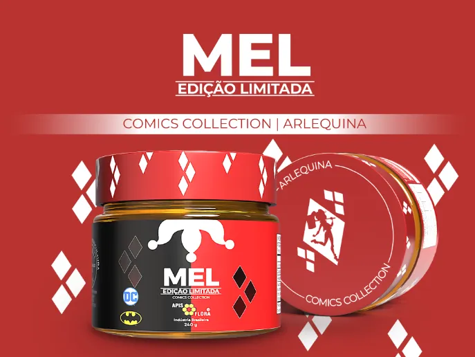 Mel Edição Limitada Comics Collection - Arlequina, Batman, Coringa