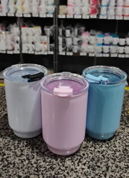 COPO DE POLIMERO COM TAMPA CRISTAL 400ML - Foto 2