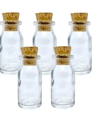 Frascos Vidro Penicilina 8,5ml com Rolha