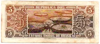 C111 - 5 Cruzeiros - Série 019 - Índio - Data: 1961 - MBC - Foto 2