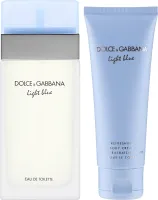 KIT DOLCE & GABBANA LIGHT BLUE POUR FEMME EDT 100ML + BODY CREAM 50ML - Foto 2
