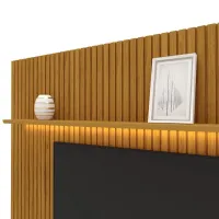 Painel até 75? Nobre 185 Naturale + Rack Requinte 172 Naturale/Off White – GELIUS - Foto 3