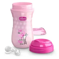 Copo Térmico Chicco Que Brilha no Escuro 14m+ - 266ml - Foto 3