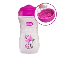 Copo Térmico Chicco Que Brilha no Escuro 14m+ - 266ml - Foto 4