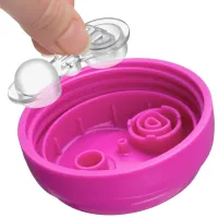 Copo Térmico Chicco Que Brilha no Escuro 14m+ - 266ml - Foto 5