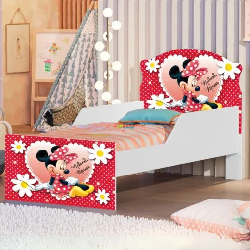 Mini Cama Juvenil Lívia (Menina) Minnie 404191 – MADEC/VJ MÓVEIS Imagem