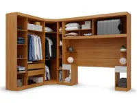 Guarda-Roupa Modular Solteiro/Casal/Queen/King Gênova Plus Freijó/Off White – BATROL MÓVEIS  – Cores: Freijó/Off White – Sapatas plásticas – Perfil “H” 1989 mm – Duas portas de correr – 100% MDP de qu - Foto 2