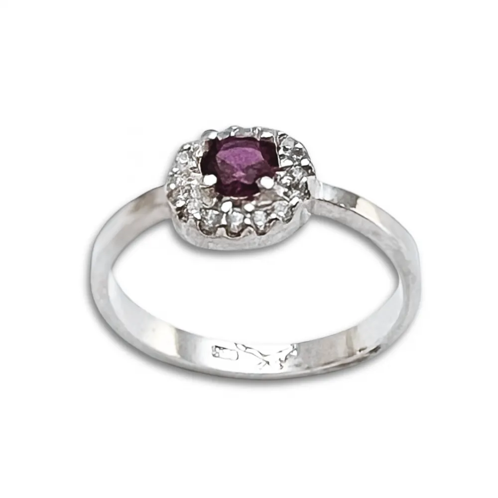 Anel de formatura prata 950 - AN307 Imagem