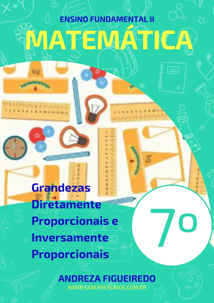 188 - Matemática - Grandezas Diretamente Proporcionais e Inversamente Proporcionais - 7º ano - PDF com 8 páginas Imagem