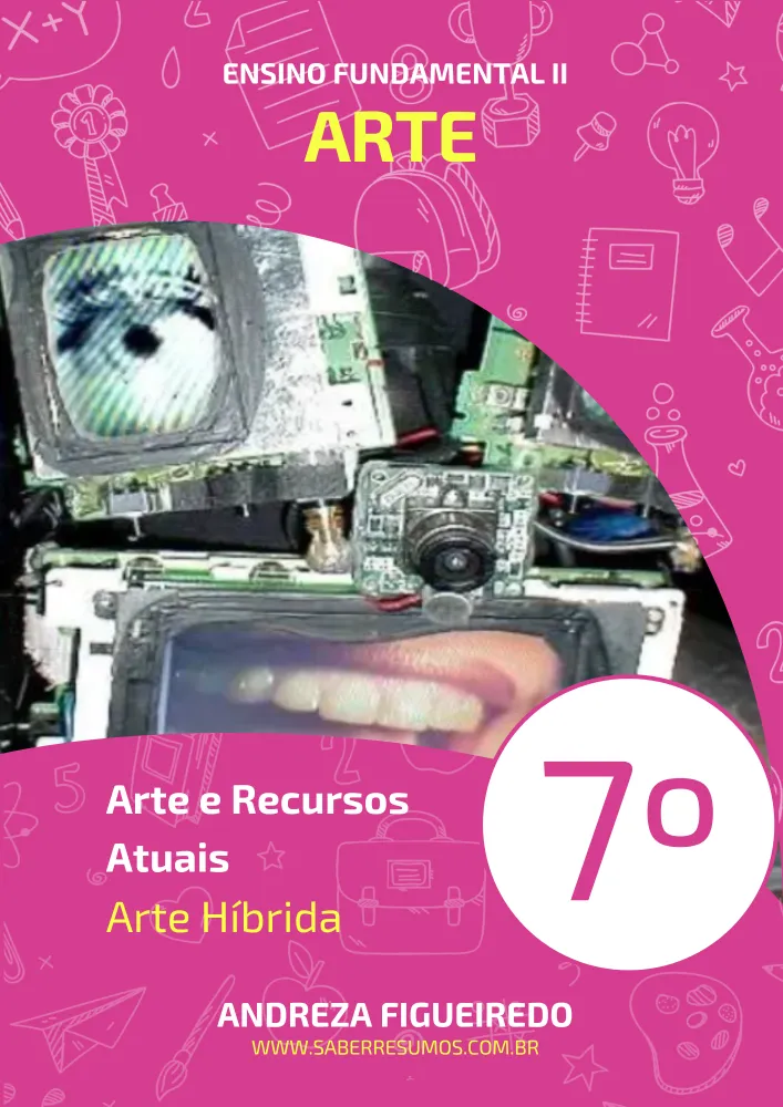 217 - Arte - Arte e Recursos Atuais - Arte Híbrida - 7º ano - PDF com 5 páginas