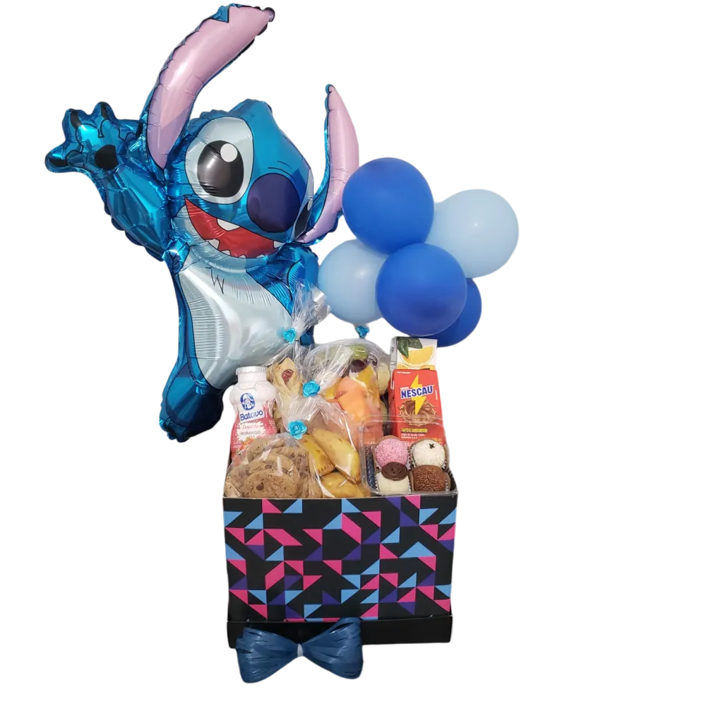 Box Café Infantil com Stitch