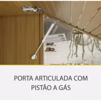 Cozinha Completa 2,70 m Princesa Freijó/Off White – NESHER - Foto 5