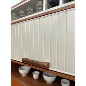 Cozinha Completa Modulada 5 Peças 13 portas Nápoles - Cinamomo/Off White - Itatiaia - Foto 2