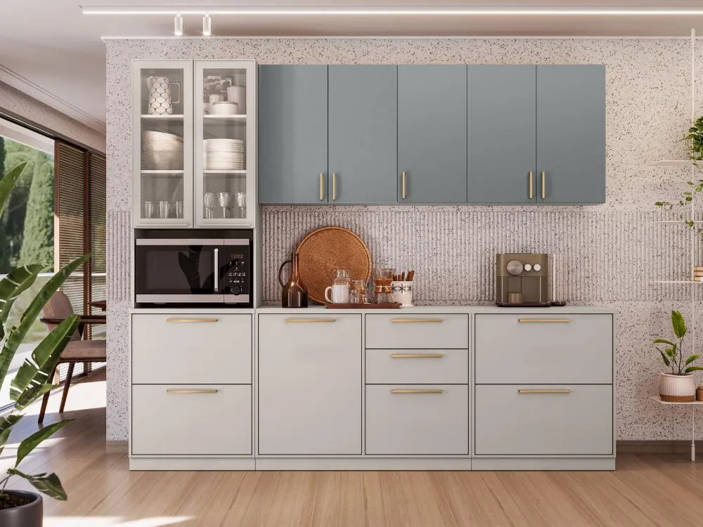 Cozinha Completa Essence 5 peças – Fendi/Gris Imagem