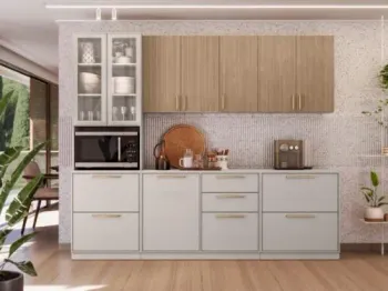 Cozinha Completa Essence 5 peças – Fendi/Cedro