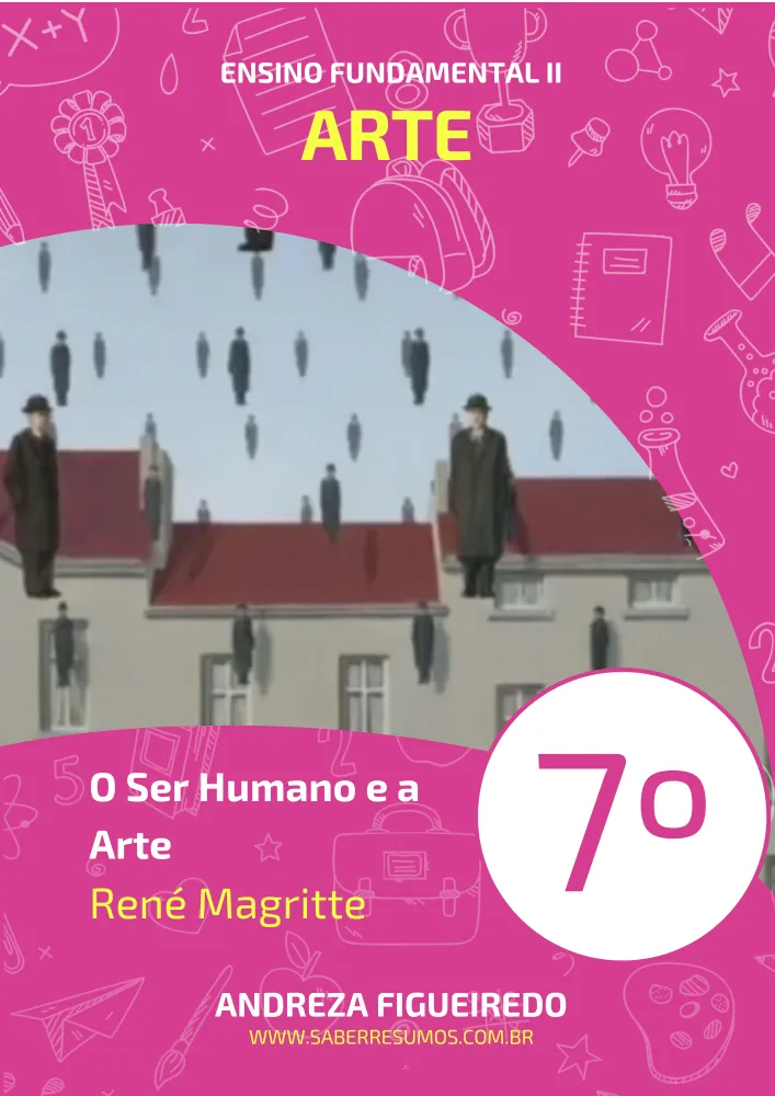 202 - Arte - O Ser Humano e a Arte - René Magritte - 7º ano - PDF com 8 páginas