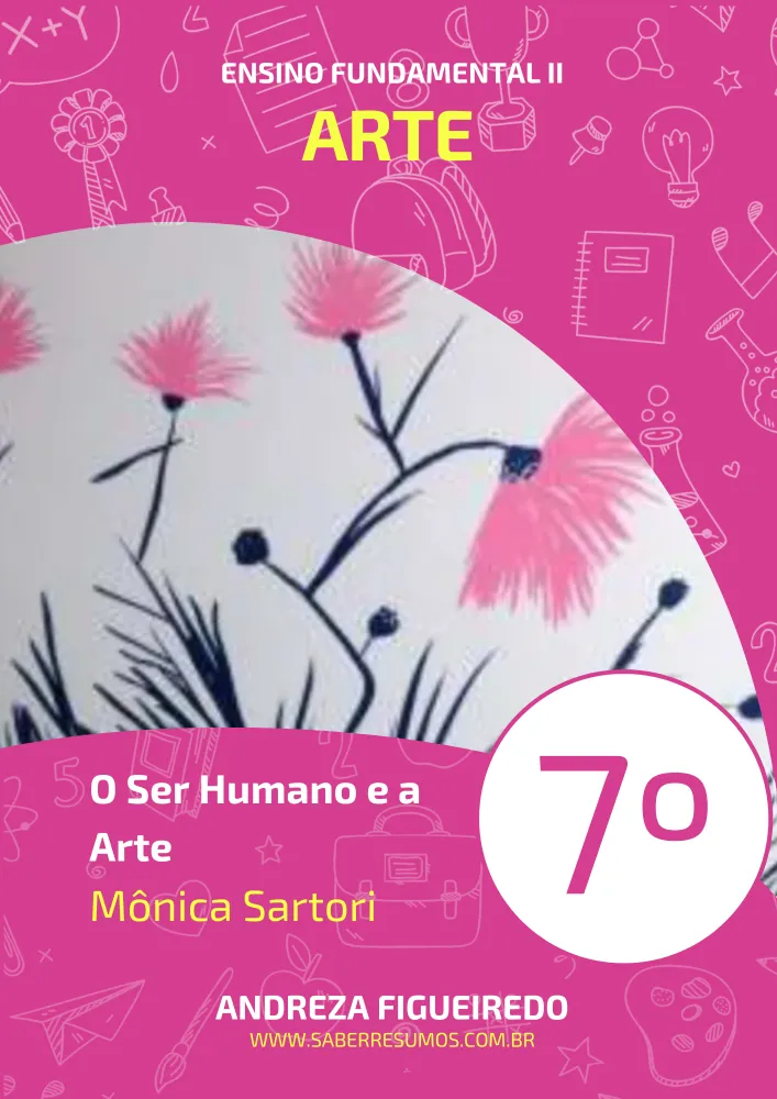 199 - Arte - O Ser Humano e a Arte - Mônica Sartori - 7º ano - PDF com 5 páginas Imagem